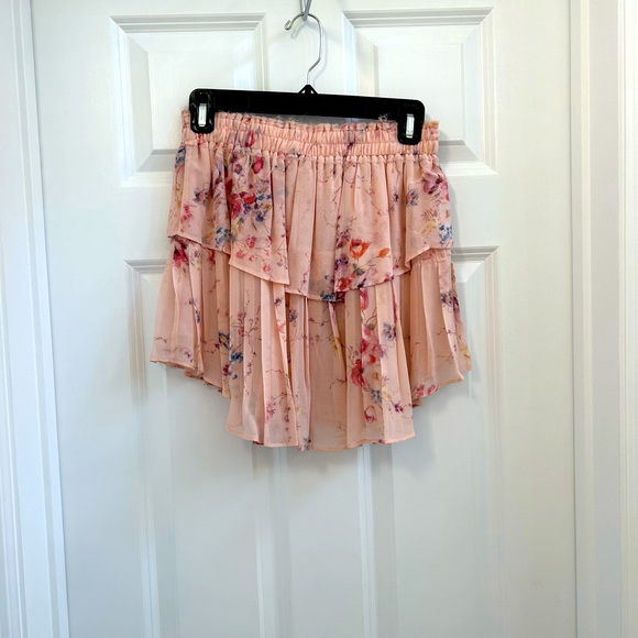 Jupe Daily Sports Femme – Noire à Fleurs – Taille 10 – Avec Short Intégré Et Poches